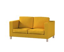 Dekoria Potah na pohovku IKEA  Karlanda 2-místná, krátký, hořčicový šenil, pohovka Karlanda 2-místná, Etna, 705-04