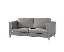 Dekoria Potah na pohovku IKEA Karlanda rozkládací, krátký, šedá, pohovka Karlanda rozkládací, Edinburgh, 115-81