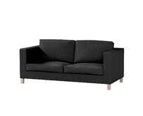 Dekoria Potah na pohovku IKEA Karlanda rozkládací, krátký, černá, pohovka Karlanda rozkládací, Etna, 705-00
