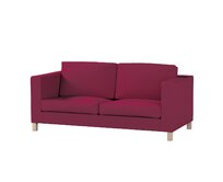 Dekoria Potah na pohovku IKEA Karlanda rozkládací, krátký, Plum švestková, pohovka Karlanda rozkládací, Cotton Panama, 702-32
