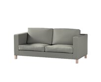 Dekoria Potah na pohovku IKEA Karlanda rozkládací, krátký, šedá, pohovka Karlanda rozkládací, Etna, 161-25