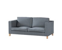 Dekoria Potah na pohovku IKEA Karlanda rozkládací, krátký, šedý grafit, pohovka Karlanda rozkládací, City, 704-86