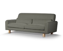 Dekoria Potah na pohovku IKEA Nikkala krátký, šedá, potah na pohovku Nikkala -krátký, Etna, 161-25
