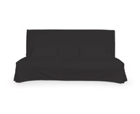 Dekoria Potah na pohovku Beddinge a 2 potahy na polštáře - jednoduché bez prošití, Shadow Grey - grafitová, sofa Beddinge, Cotton Panama, 702-08