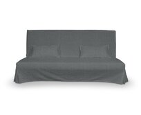 Dekoria Potah na pohovku Beddinge a 2 potahy na polštáře - jednoduché bez prošití, šedý grafit, sofa Beddinge, City, 704-86