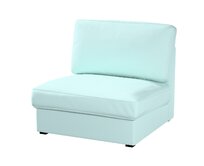 Dekoria Potah na křeslo Kivik, pastelově blankytná , křeslo Kivik, Cotton Panama, 702-10