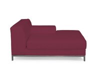 Dekoria Potah na šezlong Kramfors pravý, Plum švestková, šezlong Kramfors pravý, Cotton Panama, 702-32