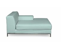 Dekoria Potah na šezlong Kramfors pravý, pastelově blankytná , šezlong Kramfors pravý, Cotton Panama, 702-10