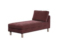 Dekoria Potah na šezlong IKEA Karlstad samostatný, krátký, bordó, Potah na šezlong Karlstad samostatný, Velvet, 704-26