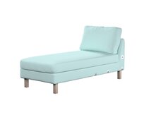 Dekoria Potah na přídavný šezlong IKEA Karlstad, krátký, pastelově blankytná , Potah na přídavný šezlong Karlstad, Cotton Panama, 702-10