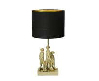 Dekoria Stolní lampa Meerkats 52cm, 25 x 25 x 52 cm