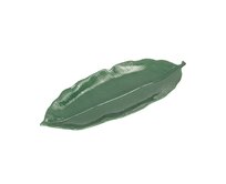 Dekoria Talíř Jungle Leaves 39cm green, 39 x 16 x 3 cm