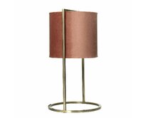 Dekoria Stolní dekorační lampa Santos Pink&Gold výška 45cm, 45 cm