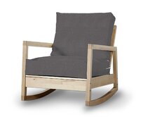 Dekoria Potah na křeslo IKEA Lillberg, grafitová, kØeslo Lillberg, Etna, 705-35