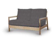 Dekoria Potah na pohovku IKEA Lillberg 2-místná nerozkládací, grafitová, pohovka Lillberg 2-místná, Etna, 705-35