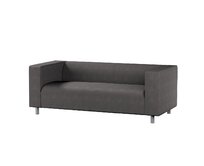 Dekoria Potah na pohovku IKEA Klippan 2-místná, grafitová, pohovka Klippan 2-místná, Etna, 705-35