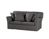 Dekoria Potah na pohovku IKEA  Tomelilla 2-místná nerozkládací, grafitová, pohovka Tomelilla 2-místná, Etna, 705-35