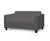 Dekoria Potah na pohovku Klobo, grafitová, sofa Klobo, Etna, 705-35