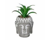 Dekoria Dekorace Aloe Buddha 17cm, 10 x 10 0x 17 cm