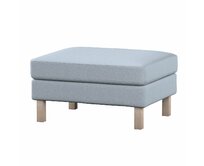 Dekoria Potah na podnožku IKEA Karlstad, jemně blankytný melanž, potah na podnožku Karlstad, Amsterdam, 704-46