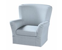 Dekoria Potah na křeslo Tomelilla vysoké provedení, se záložkami, jemně blankytný melanž, kØeslo Tomelilla, Amsterdam, 704-46