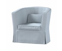 Dekoria Potah na křeslo IKEA Ektorp Tullsta, jemně blankytný melanž, křeslo Ektorp Tullsta, Amsterdam, 704-46