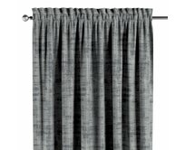 Dekoria Závěs s tunýlkem a volánkem, šedavá beton, 130 x 260 cm 1 ks, Velvet, 704-32