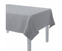 Dekoria Ubrus obdélníkový, vzor v odstínech šedé, 130 x 130 cm, Sunny, 143-45