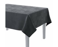 Dekoria Ubrus obdélníkový, grafitová šeď, Velvet, 704-12