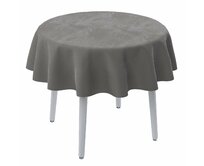Dekoria Ubrus kulatý, holubí šeď, Velvet, 704-11