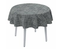 Dekoria Ubrus kulatý, šedavá beton, Velvet, 704-32