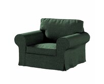 Dekoria Potah na křeslo IKEA Ektorp, lesní zelená, křeslo Ektorp, City, 704-81