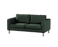 Dekoria Potah na pohovku IKEA Karlstad 2-místná, nerozkládací, krátký, lesní zelená, pohovka Karlstad 2-místná, City, 704-81
