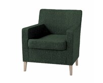 Dekoria Potah na křeslo IKEA Karlstad, lesní zelená, Potah na křeslo Karlstad, City, 704-81