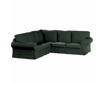 Dekoria Potah na pohovku IKEA  Ektorp rohová, lesní zelená, pohovka Ektorp rohová, City, 704-81