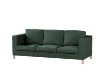 Dekoria Potah na pohovku IKEA Karlanda 3-místná nerozkládací, krátký, lesní zelená, pohovka Karlanda 3-místná, City, 704-81