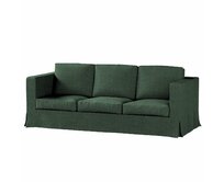 Dekoria Potah na pohovku IKEA Karlanda 3-místná nerozkládací, dlouhý, lesní zelená, pohovka Karlanda 3-místná, City, 704-81