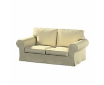 Dekoria Potah na pohovku IKEA Ektorp 2-místná, rozkládací, STARÝ MODEL, ecru, pohovka Ektorp 2-místná rozkládací, Living Velvet, 704-79
