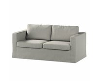 Dekoria Potah na pohovku IKEA  Karlstad 2-místná , nerozkládací, dlouhý, chenille grise, pohovka Karlstad 2-místná, Living, 161-57