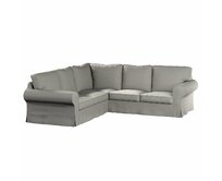 Dekoria Potah na pohovku IKEA  Ektorp rohová, chenille grise, pohovka Ektorp rohová, Living, 161-57
