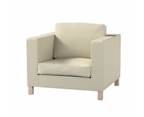 Dekoria Potah na křesko IKEA Karlanda, krátký, béžová, Potah na křeslo Karlanda, Living, 161-59