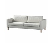 Dekoria Potah na pohovku IKEA Karlstad, 3-místná, rozkládací, světlá holubí šeď, Potah na Karlstad, 3-místná, rozkládací, Etna, 705-90