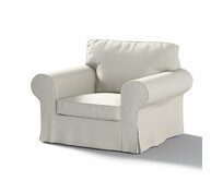 Dekoria Potah na křeslo IKEA Ektorp, světlá holubí šeď, křeslo Ektorp, Etna, 705-90