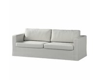 Dekoria Potah na pohovku IKEA  Karlstad 3-místná, nerozkládací, dlouhý, světlá holubí šeď, pohovka Karlstad 3-místná, Etna, 705-90
