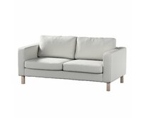 Dekoria Potah na pohovku IKEA  Karlstad 2-místná, nerozkládací, krátký, světlá holubí šeď, pohovka Karlstad 2-místná, Etna, 705-90