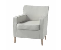 Dekoria Potah na křeslo IKEA Karlstad, světlá holubí šeď, Potah na křeslo Karlstad, Etna, 705-90