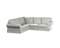 Dekoria Potah na pohovku IKEA  Ektorp rohová, světlá holubí šeď, pohovka Ektorp rohová, Etna, 705-90