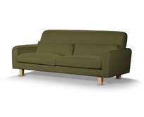 Dekoria Potah na pohovku IKEA Nikkala krátký, olivová zelená, potah na pohovku Nikkala -krátký, Etna, 161-26
