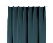 Dekoria Závěs na jednotlivých háčcích flex, modrá, Blackout Soft, 269-24