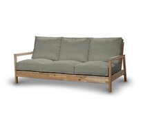 Dekoria Potah na pohovku IKEA Lillberg 3-místná nerozkládací, šedobéžový šenil, pohovka Lillberg 3-místná, City, 704-80